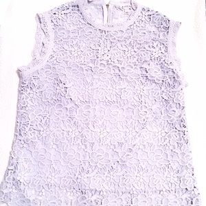 Nanette Lepore Collared Lace Top